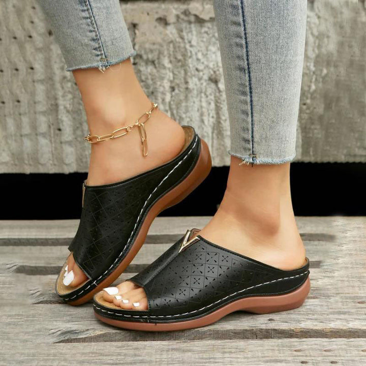 Pohodlné Platformové Pantofle