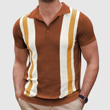 Vojtěch - Retro polo tričko s kontrastními pruhy