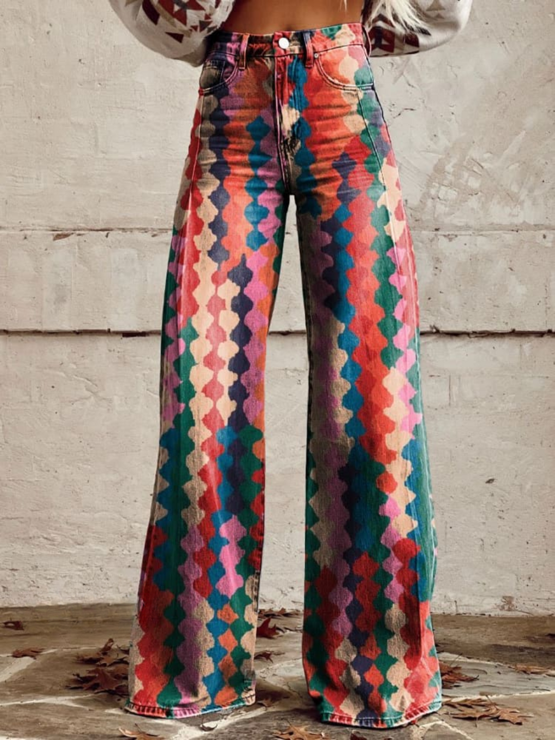 Eliška - Elegantní Boho kalhoty
