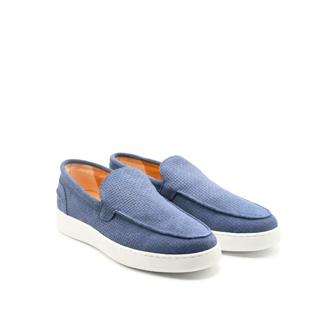 Měkké semišové slip-on boty pro muže.
