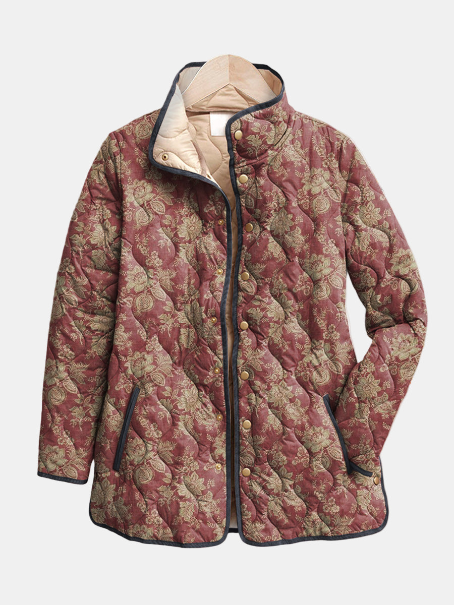 Juana™ | Chaqueta con Estampado Floral Retro