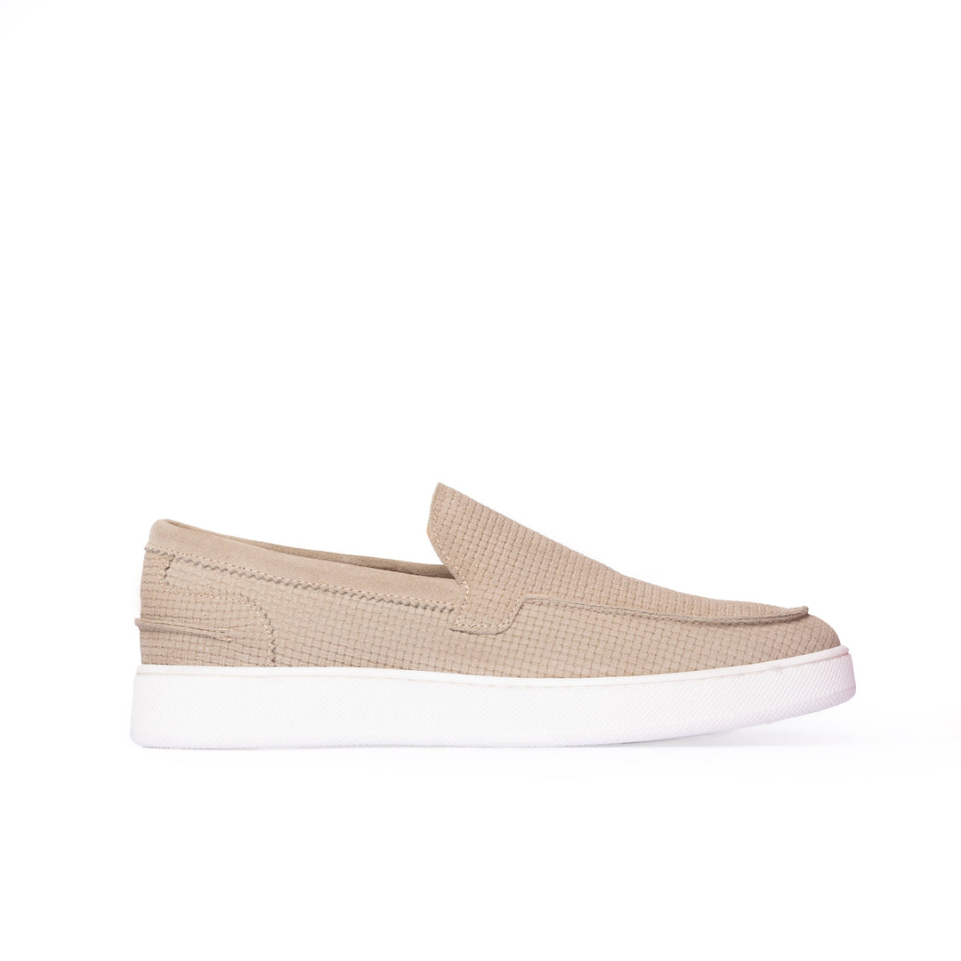 Měkké semišové slip-on boty pro muže.