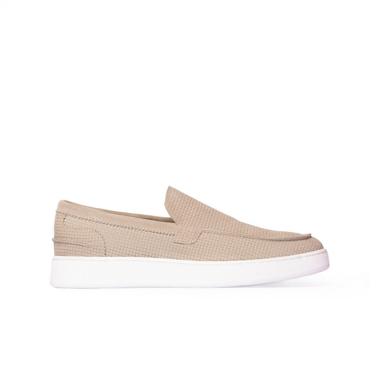 Měkké semišové slip-on boty pro muže.