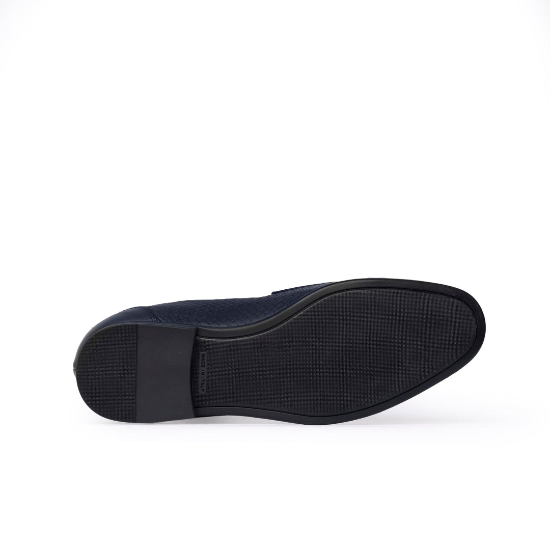 Mocasín Ancho pro Muže z Tkané Kůže