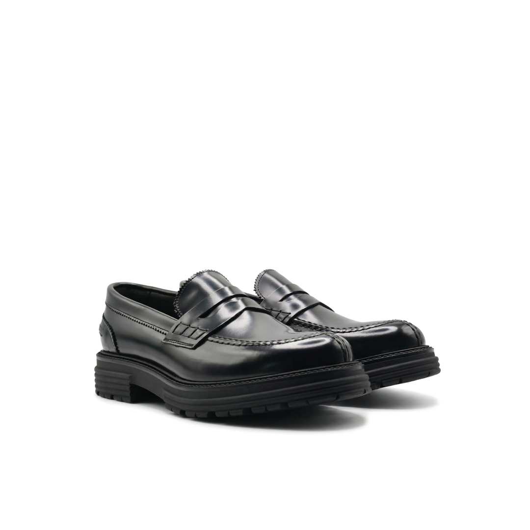 Moccasiny Morris pro muže s páskem z pravé kůže