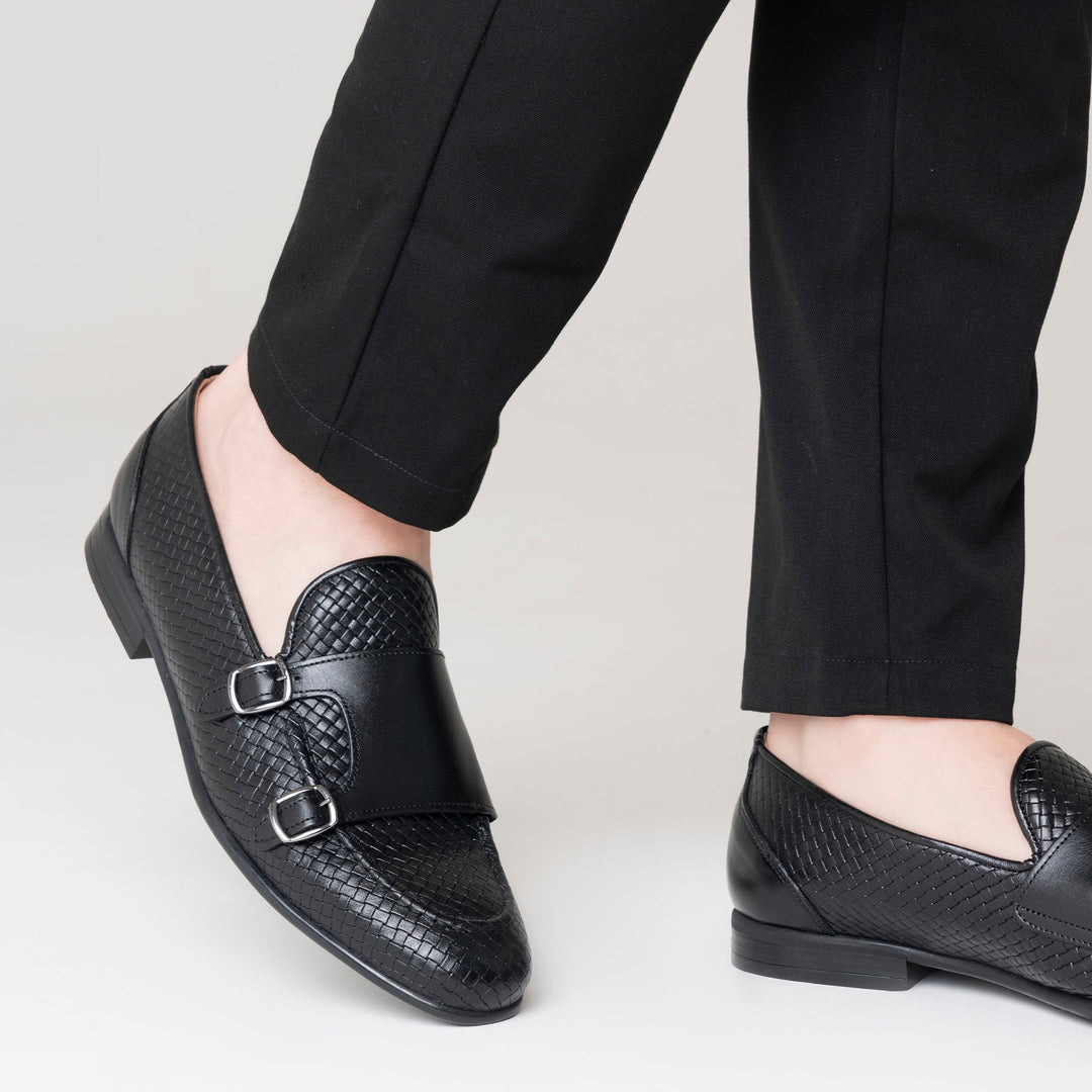 Mocasín River pro muže z pletené kůže