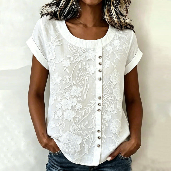 Maruška - Blusa floral elegante