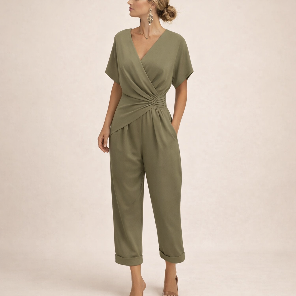 Magda™ | Elegantní křížený overal
