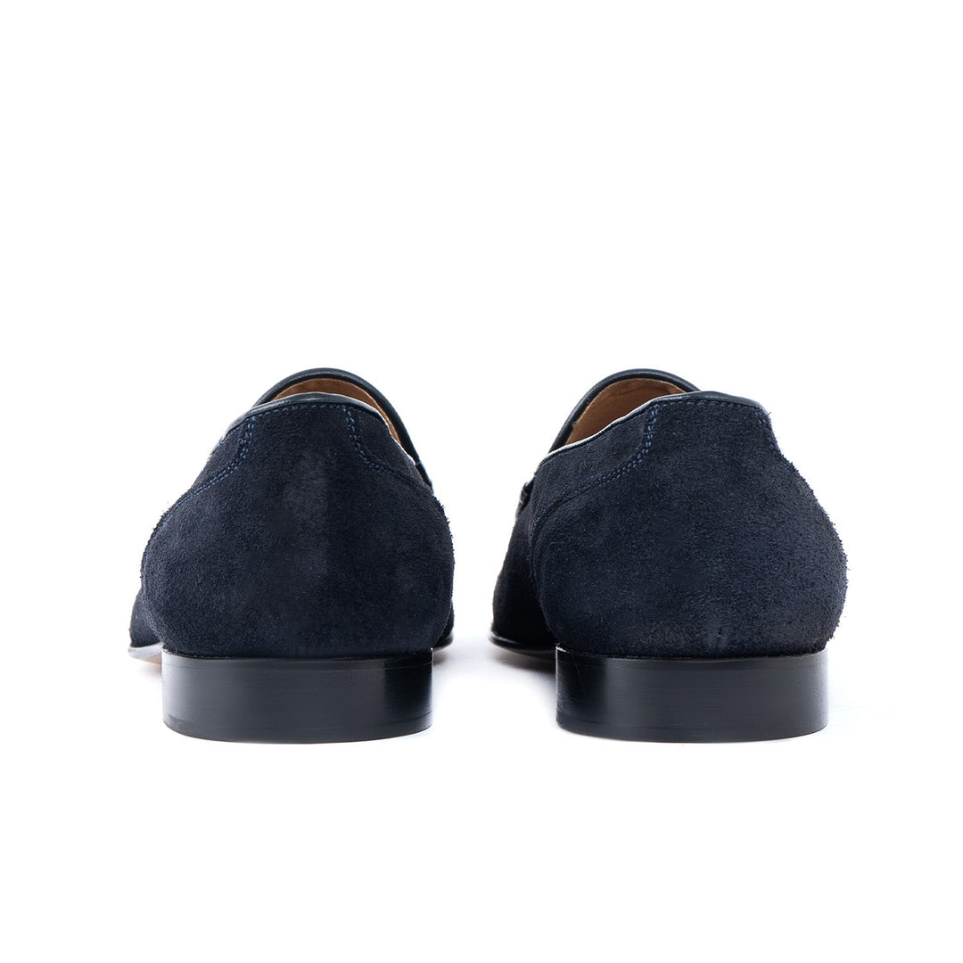 Mocasín Monk lux pro muže z nubuku s koženou podrážkou