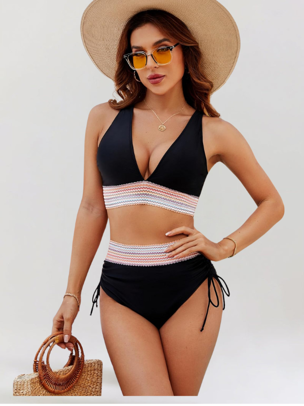 LIDIA - Bikiny set s kontrolou bříška a vysokým pasem