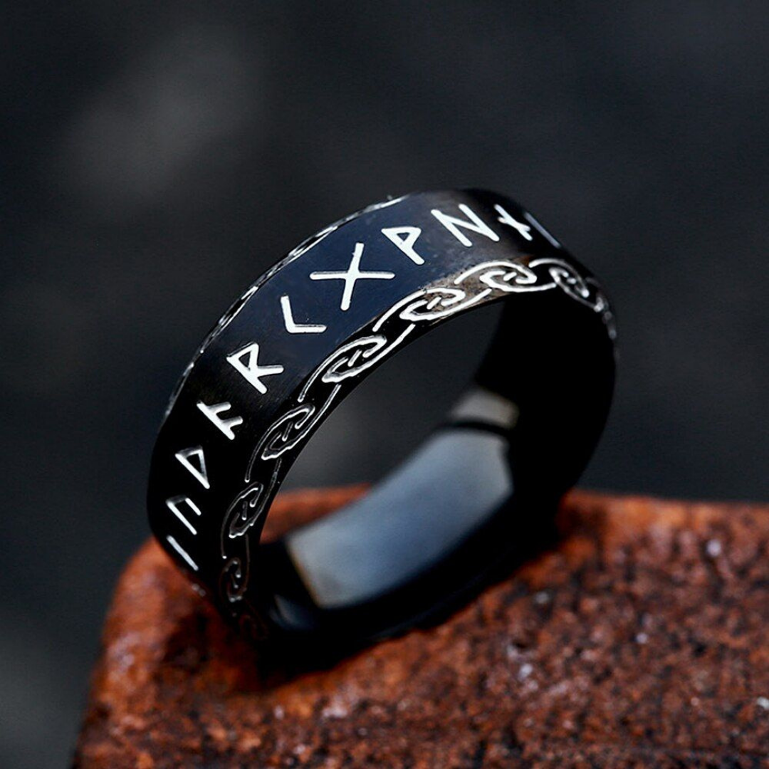 Viking Runa Midnight Prsten