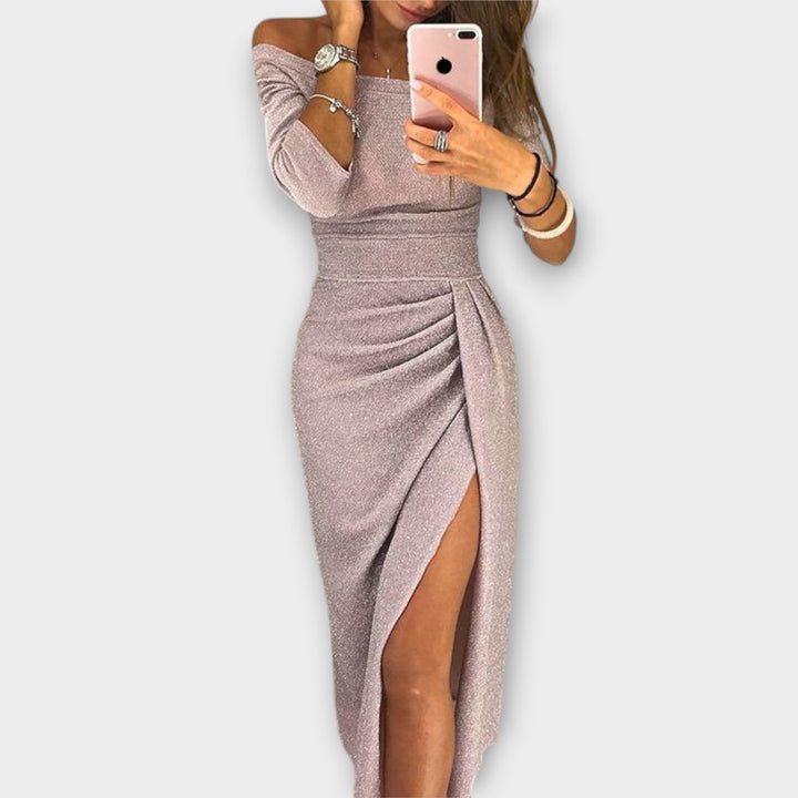 Marika - Elegantní šaty s odhalenými rameny