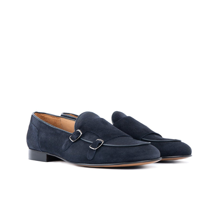 Mocasín Monk lux pro muže z nubuku s koženou podrážkou