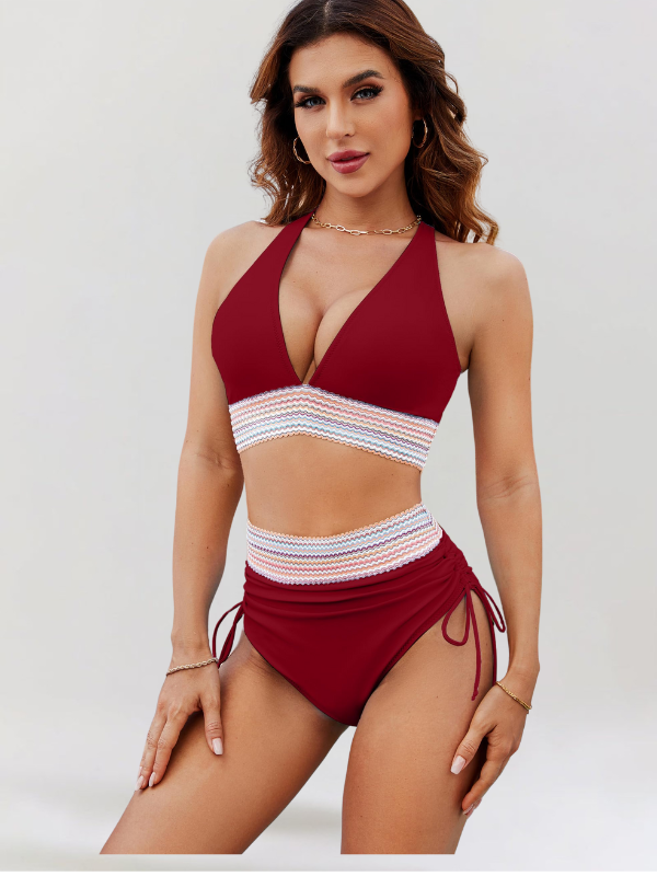 LIDIA - Bikiny set s kontrolou bříška a vysokým pasem