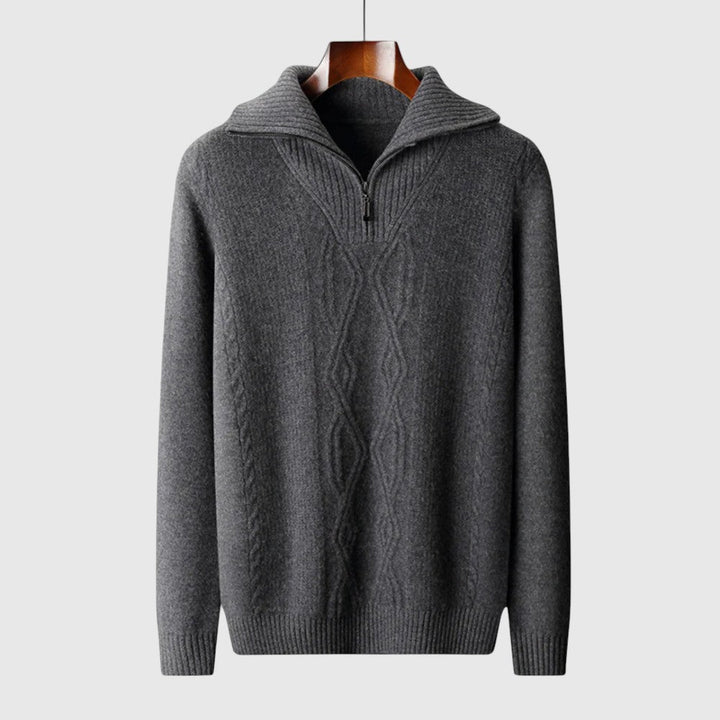 Perla- Camisola s zipem Taranto Merino Wool