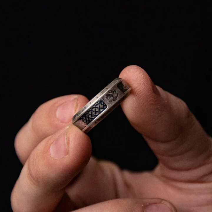 Nordic Tree Rune Ring