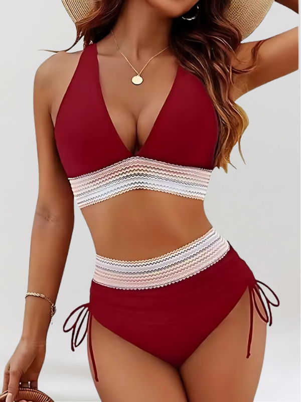 LIDIA - Bikiny set s kontrolou bříška a vysokým pasem