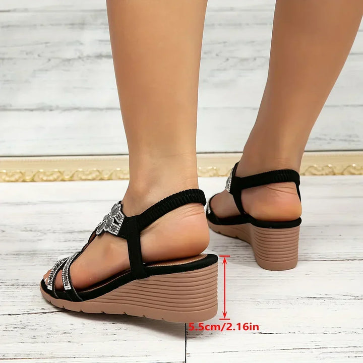 Trinda™ - Elegantní ortopedické klínové sandály