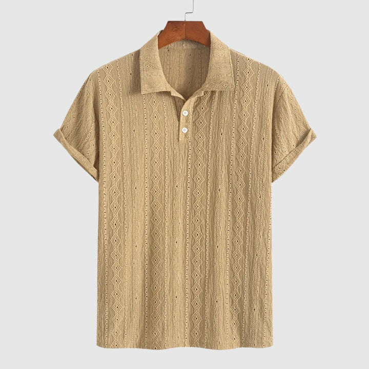 Libuše – Jemné pletené polo s texturovaným designem