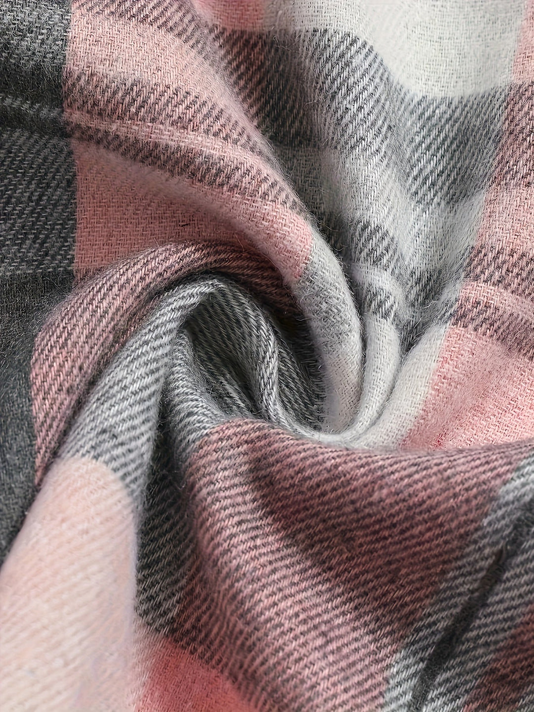 Denisa | Kostkovaná košilová bunda s dlouhým rukávem