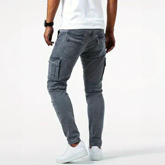 Lukáš – Moderní slim-fit cargo džíny pro každodenní styl