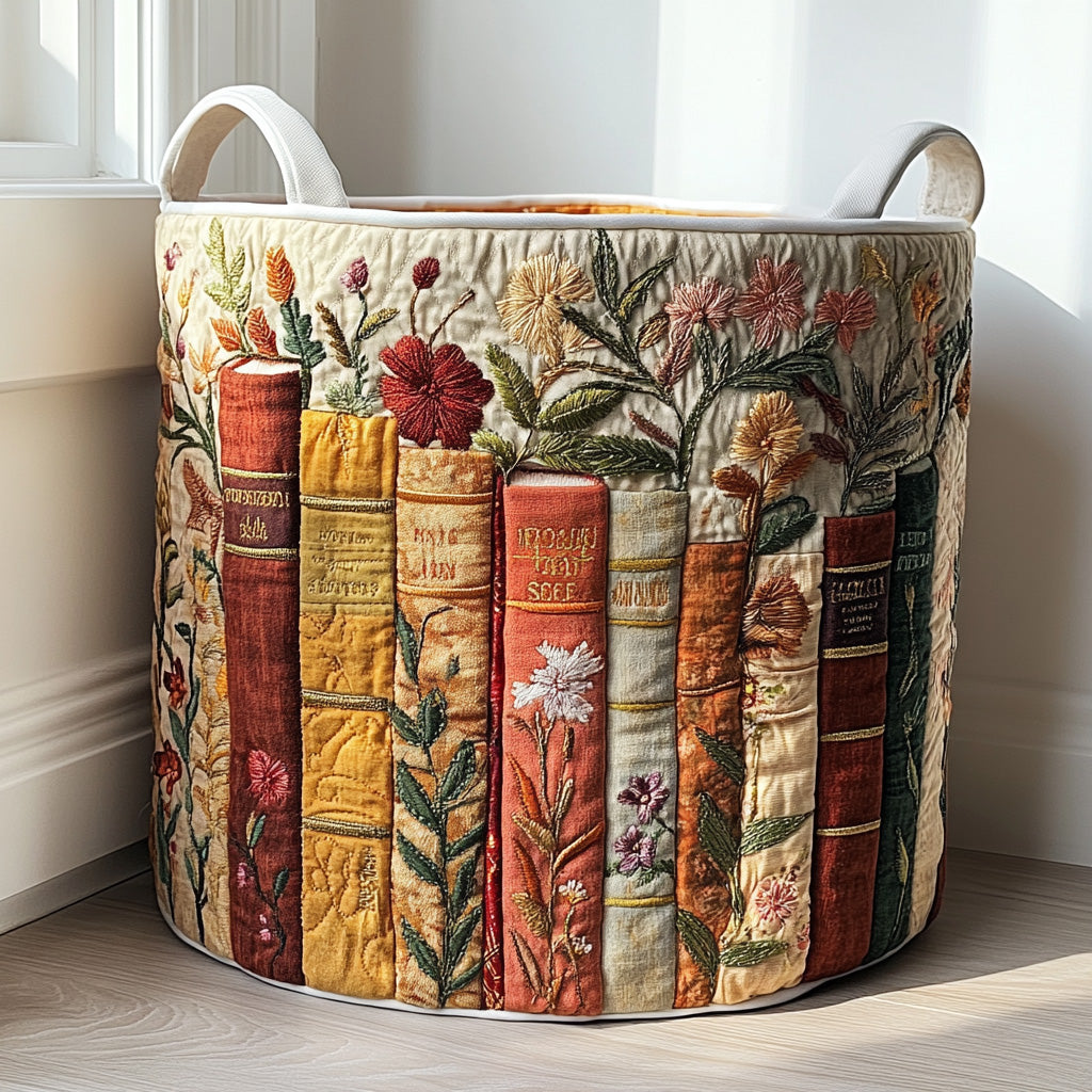 Jardin Littéraire | Panier de Rangement Matelassé
