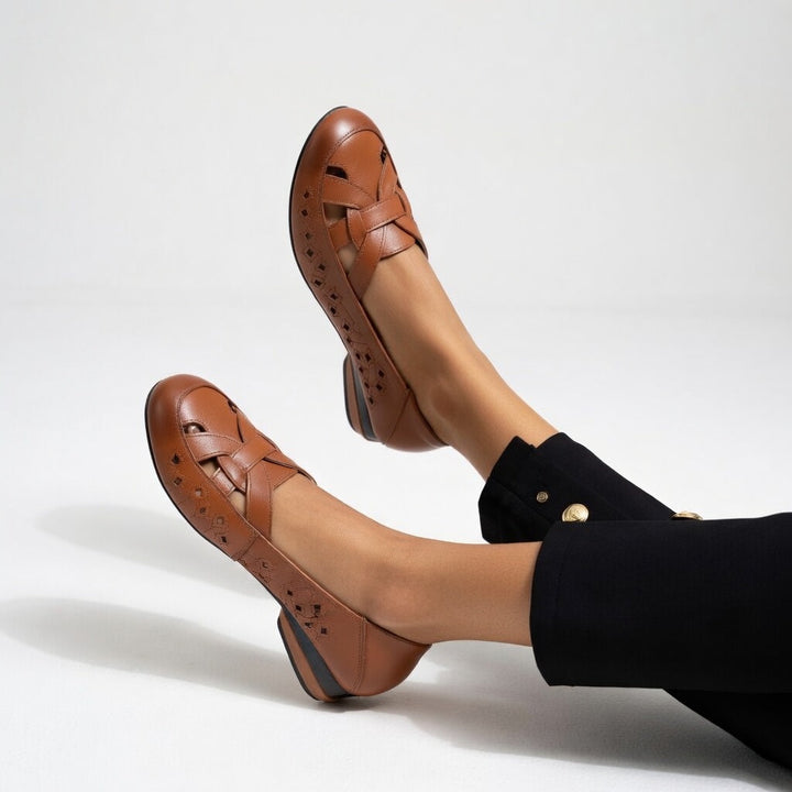 Élodiane™ — Elegantní pohodlné ergonomické baleríny s výřezem