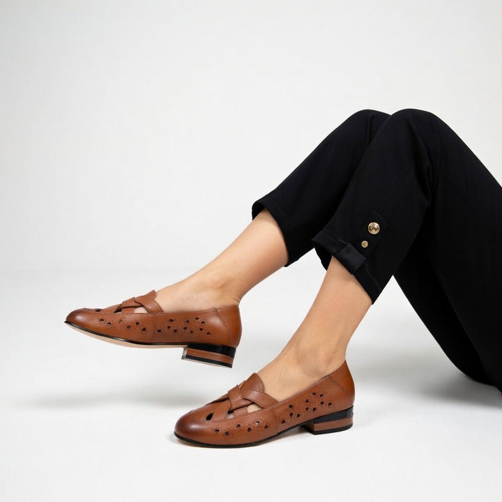Élodiane™ — Elegantní pohodlné ergonomické baleríny s výřezem