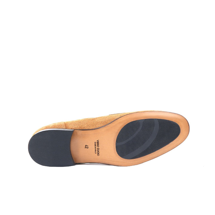 Mocasín Monk lux pro muže z nubuku s koženou podrážkou