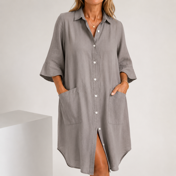 Sofie - Oversize košilové šaty