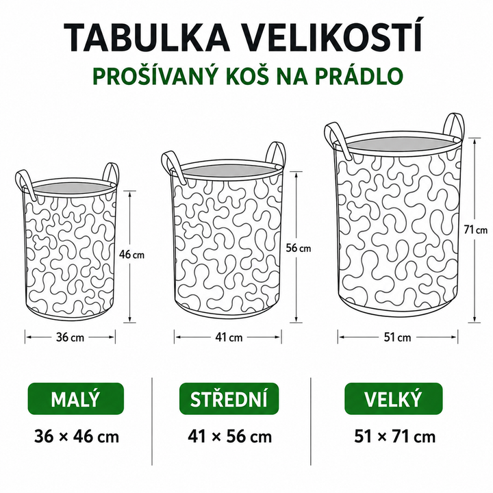 Východ slunce – Koš na prádlo s krajinou