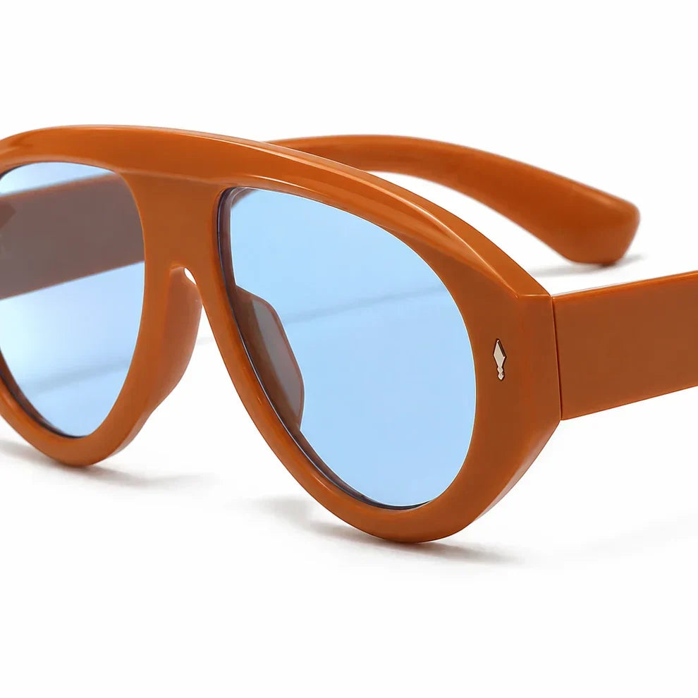 NAPOLI - Sluneční brýle typu Aviator z acetátu