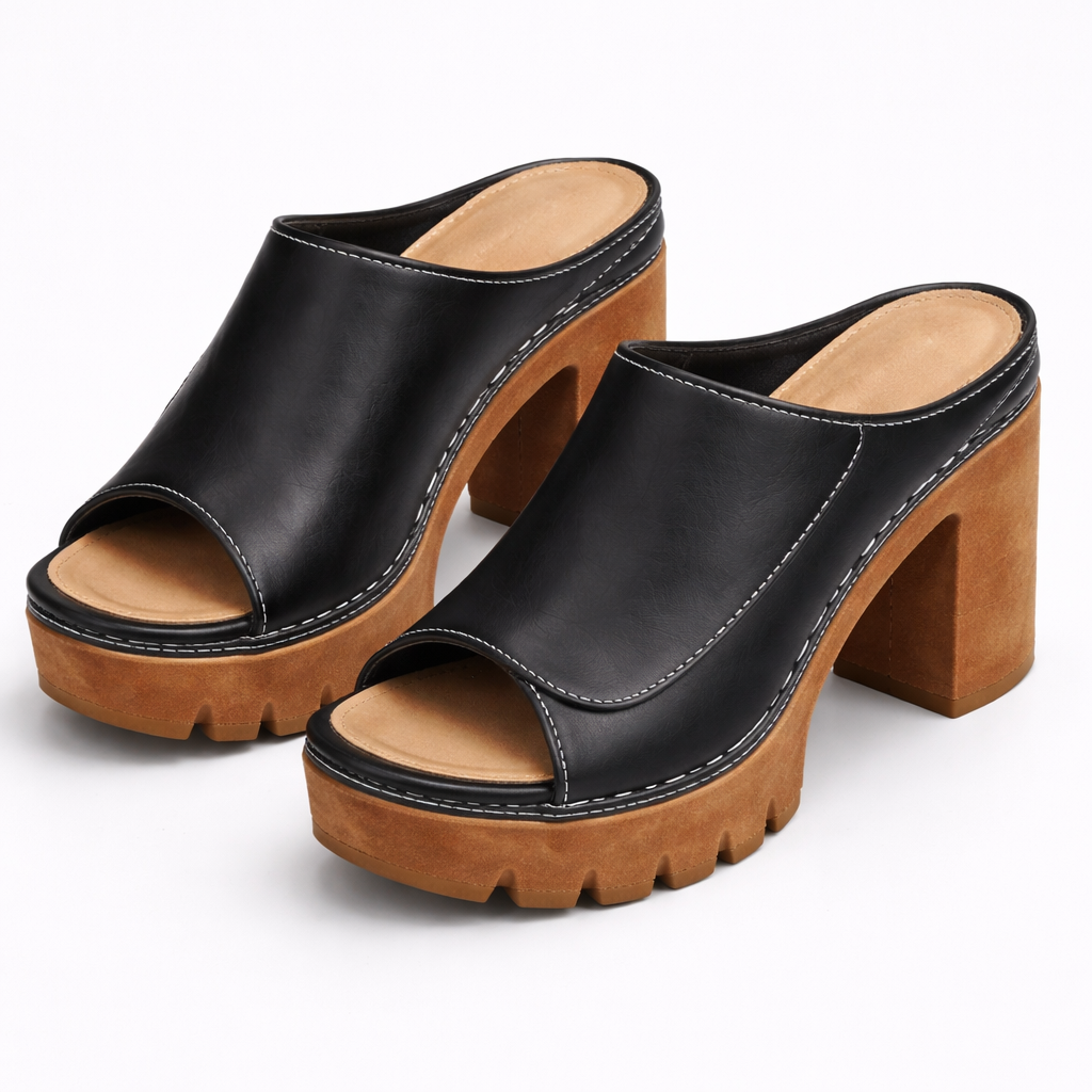 Mariela™ - Módní platformové sandály s robustními podpatky
