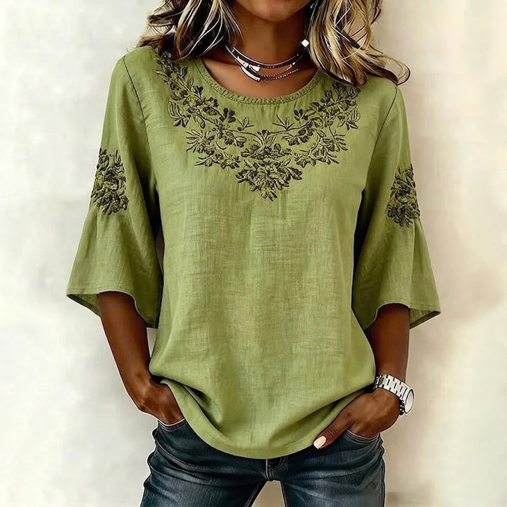 Lidmila - Blusa manga 3/4