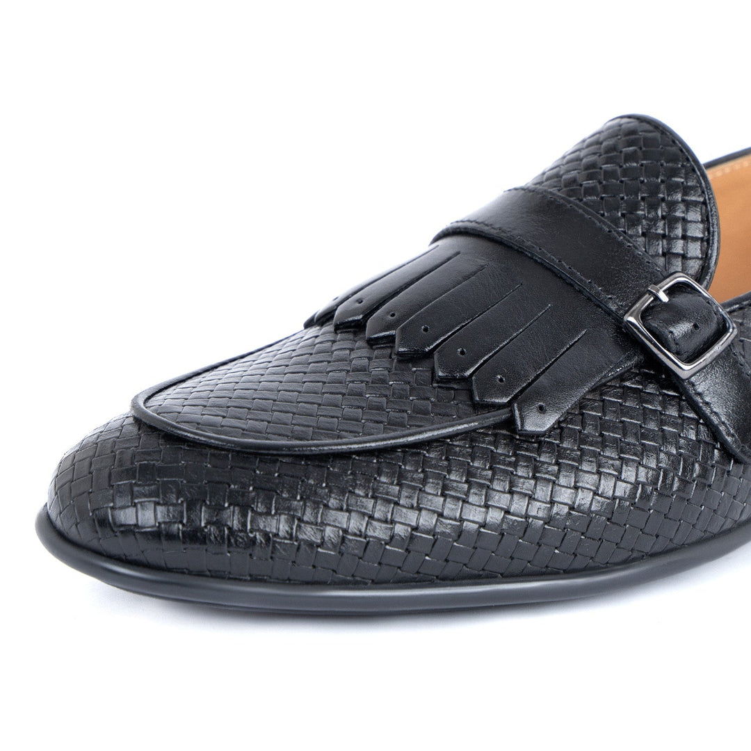 Mocasín Ridge pro muže z pletené kůže