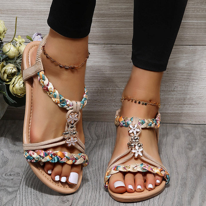 Vintage Boho Sandály