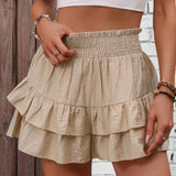 Jarmila - Casual boho šortky s volány