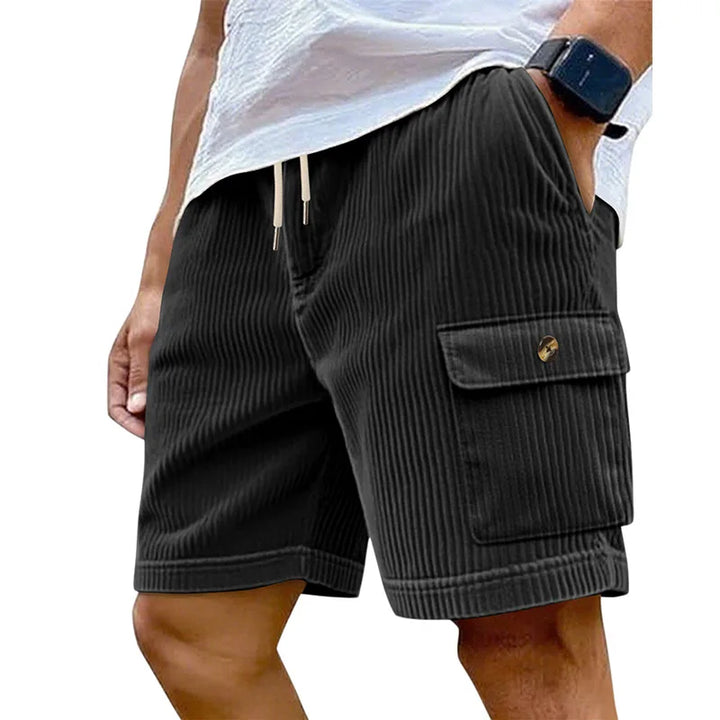 Damian – Manšestrové kraťasy Relax Fit