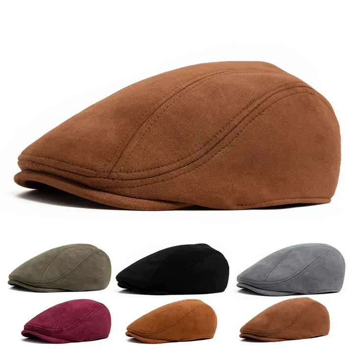 STEFAN | KLASICKÁ KŮŽE Z DIVOKÉ KŮŽE - BARET