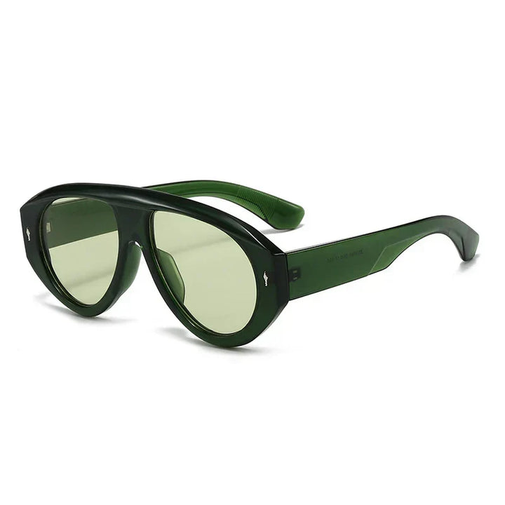 NAPOLI - Sluneční brýle typu Aviator z acetátu