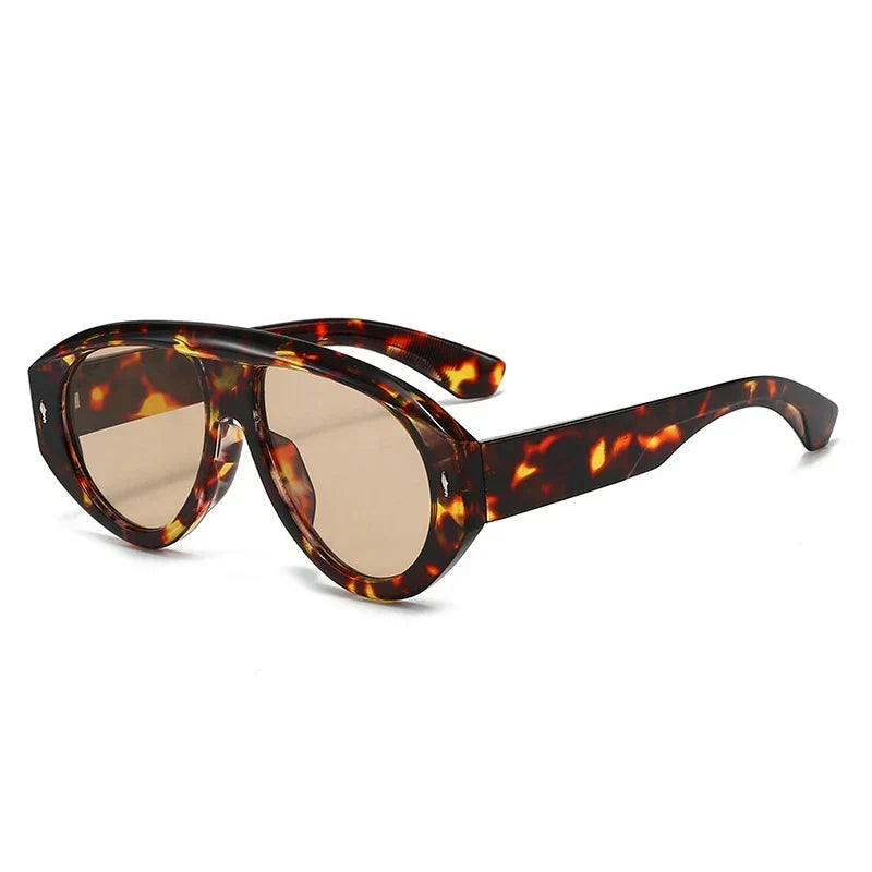 NAPOLI - Sluneční brýle typu Aviator z acetátu