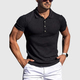 Jindřich - Elegantní pruhované polo tričko