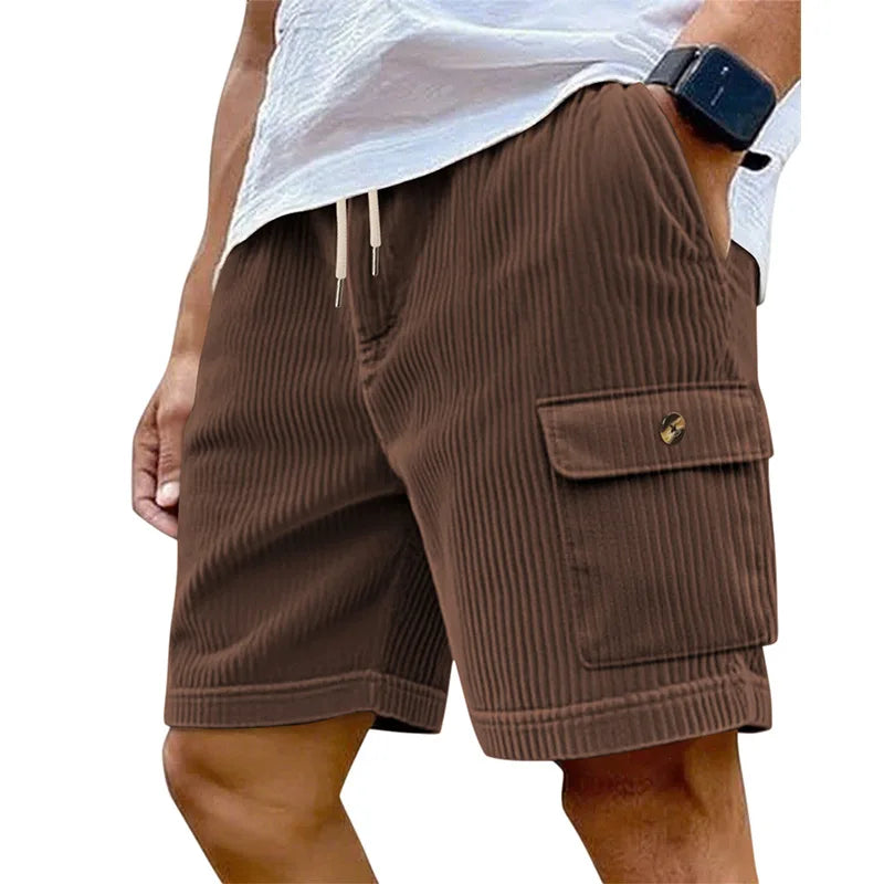 Damian – Manšestrové kraťasy Relax Fit