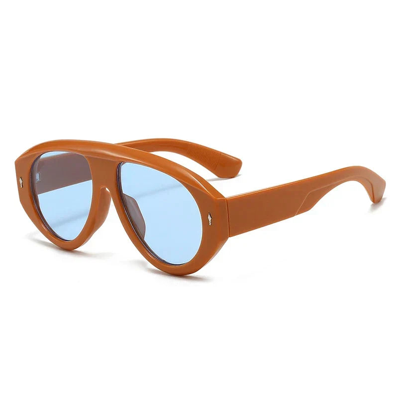 NAPOLI - Sluneční brýle typu Aviator z acetátu