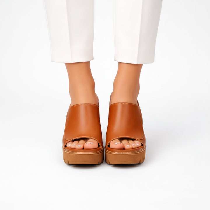 Mariela™ - Módní platformové sandály s robustními podpatky