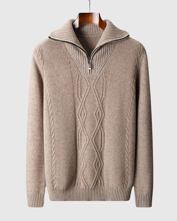 Perla- Camisola s zipem Taranto Merino Wool