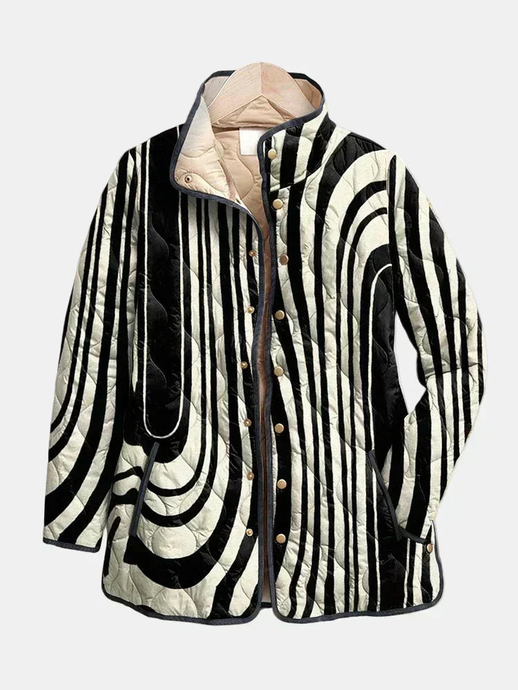 Carmen™ | Chaqueta Acolchada Geométrica