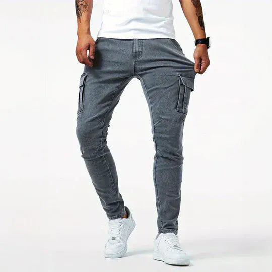 Lukáš – Moderní slim-fit cargo džíny pro každodenní styl