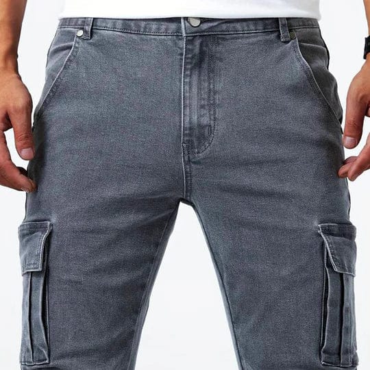 Lukáš – Moderní slim-fit cargo džíny pro každodenní styl