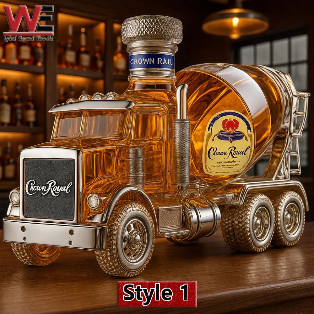 Cementová míchačka Whiskey láhev